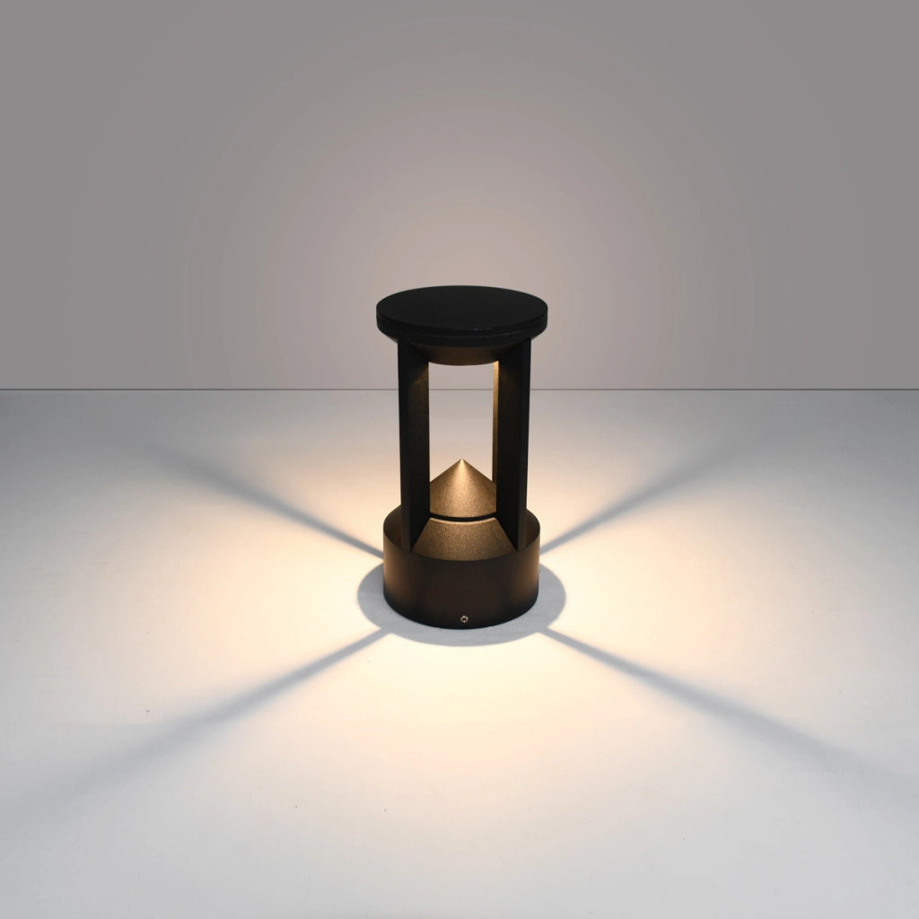 Paletto da giardino NOMAD Italux 20cm LED 10W 3000K nero