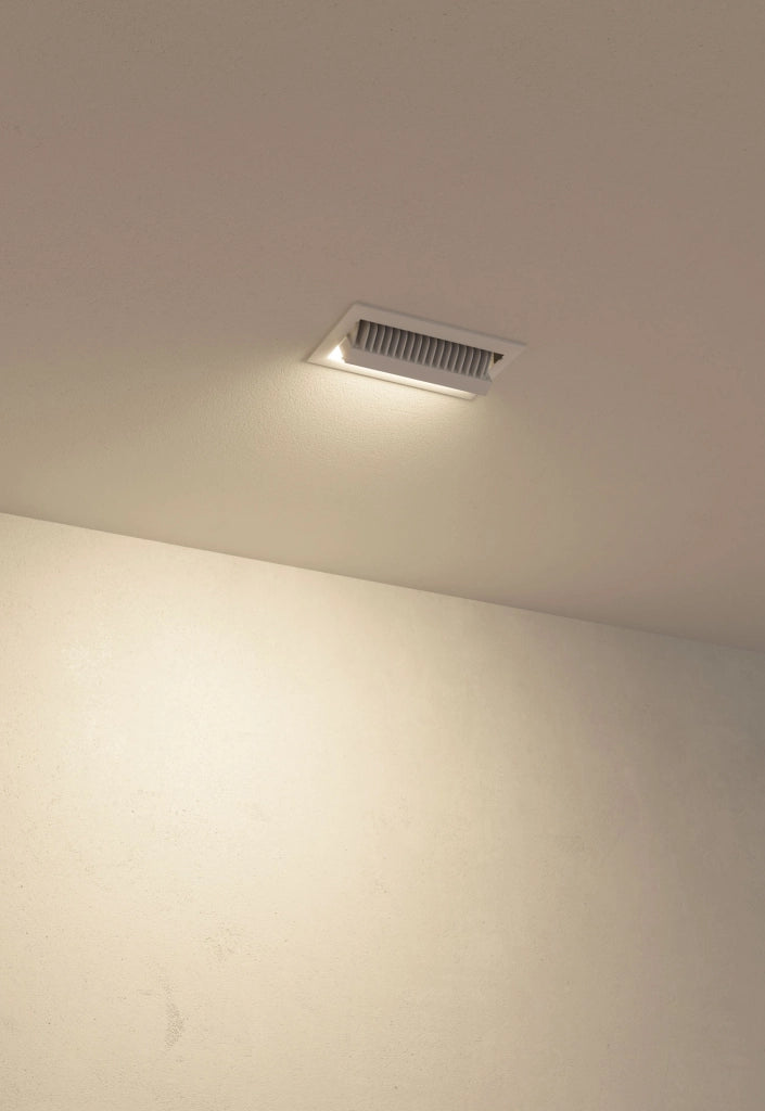 Bonn Faretto LED da incasso a soffitto 40W fascio 100° luce naturale 4100K finitura argento opaco design direzionale per illuminazione d'accento