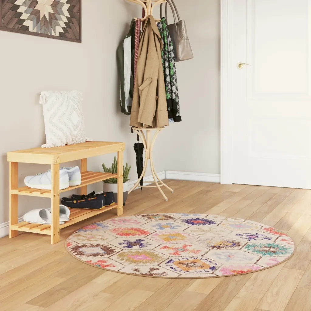 Tappeto Lavabile Multicolore Ø 120 cm 136584