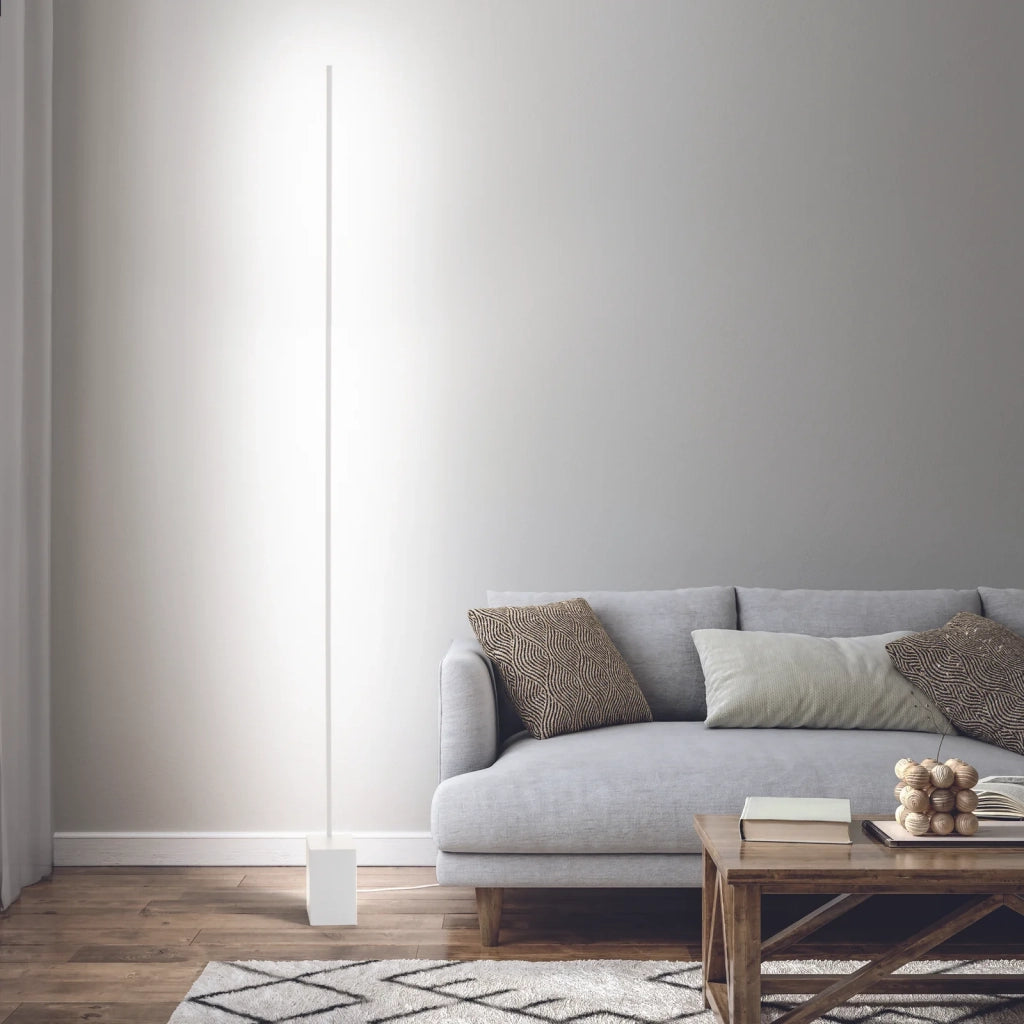 Lampada Da Terra Essence LED 24W Luce Naturale Nero Metallo/Vetro Ideal Lux