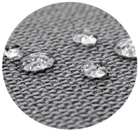 AIO FACTORY Cuscino per sedia da giardino 50x50x80 cm impermeabile grigio