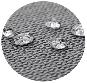 AIO FACTORY Cuscino per sedia da giardino 50x50x80 cm impermeabile grigio