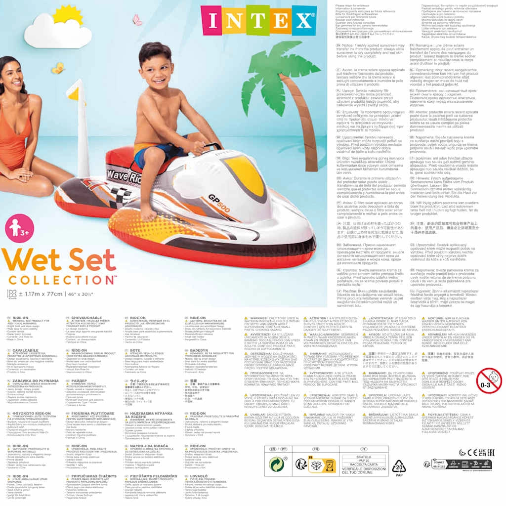 INTEX Wave Rider Cavalcabile 117x77 cm 3202912