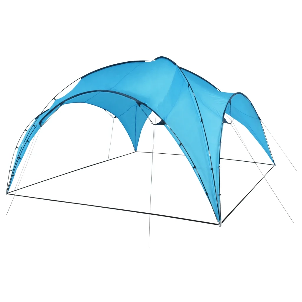 Tendone per Feste ad Arco 450x450x265 cm Azzurro 91570