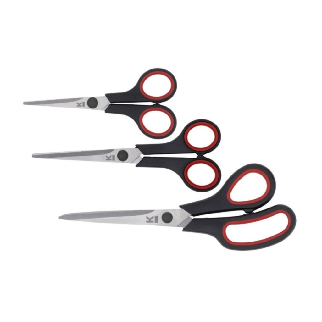 SET 3 FORBICI INOX