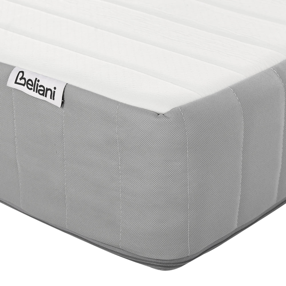 Materasso in memory foam con Molle Insacchettate a media rigidità 120 x 200 cm sfoderabile trapuntato