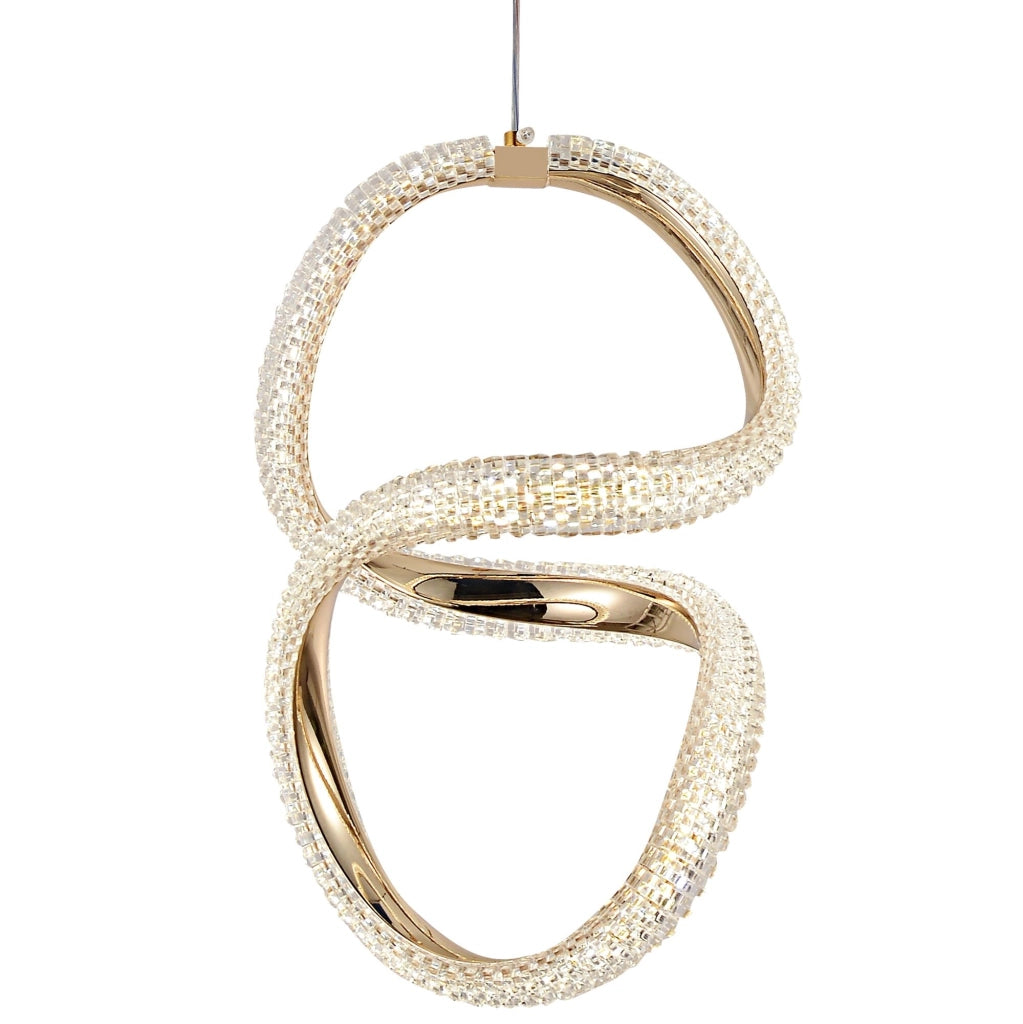 Lampada A Sospensione Led G077-3cpr Gold