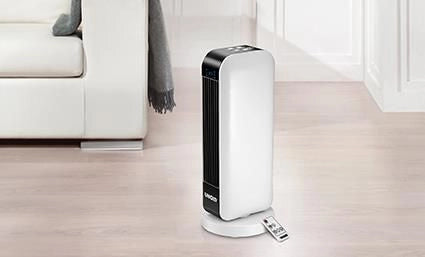 Unold 86430 stufetta elettrica Interno Nero, Bianco 2000 W Riscaldatore ambiente elettrico con ventilatore