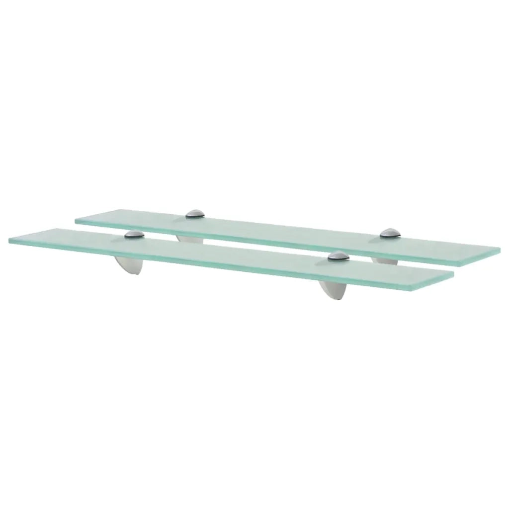 Mensole Galleggianti 2 pz in Vetro 60x20 cm 8 mm cod mxl 33233