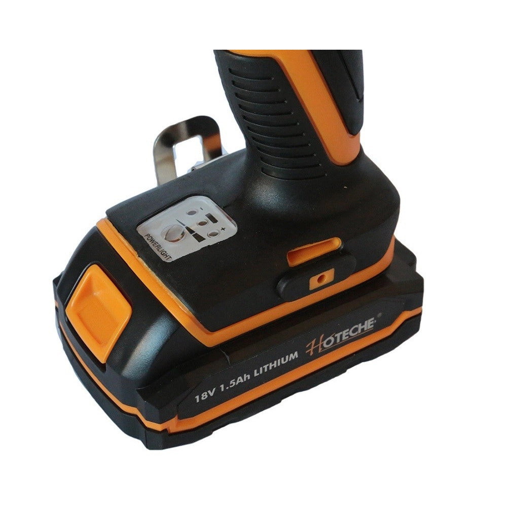 Trade Shop - Trapano Avvitatore Percussione 2 Batterie Litio 18v 1.5a + Valigia + Accessori -