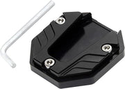 Estensione di supporto laterale per motocicletta - piatto di allungamento in alluminio CNC - accessori per motocicletta resistenti all'usura - Nero.