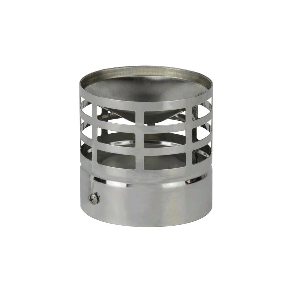 Terminale di Scarico per Tubi Stufa a Pellet in Acciaio inox 8 ⌀ cm - AL824