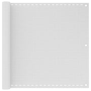 Paravento da Balcone HDPE 90x400 cm Bianco