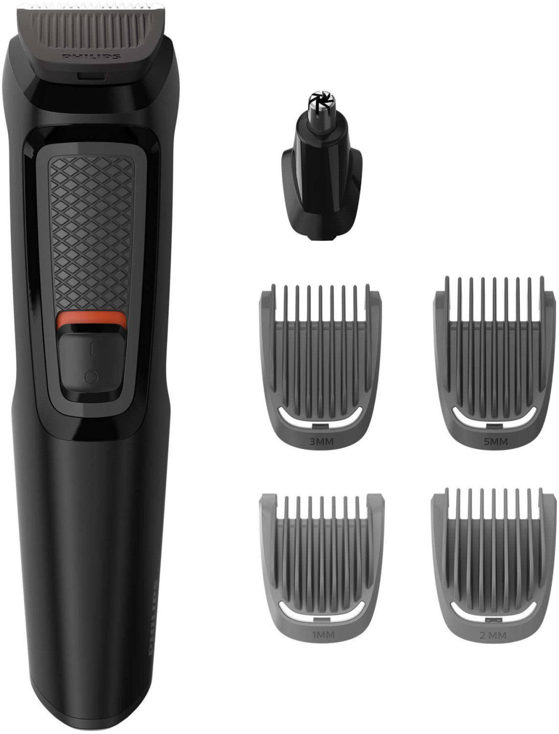 Philips multigroom series 3000 rasoio rifinitore all-in-one 6 in 1 con 6 accessori per barba e naso mg3710/15