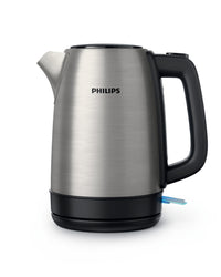 Philips daily collection hd9350/90 bollitore in metallo, coperchio a molla, indic. lum.