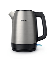 Philips daily collection hd9350/90 bollitore in metallo, coperchio a molla, indic. lum.