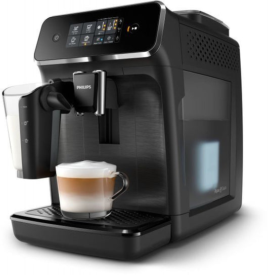 Philips 2200 series lattego ep2230/10 macchina da caffè automatica, 4 bevande, cappuccinatore, 1.8 l, macine in ceramica