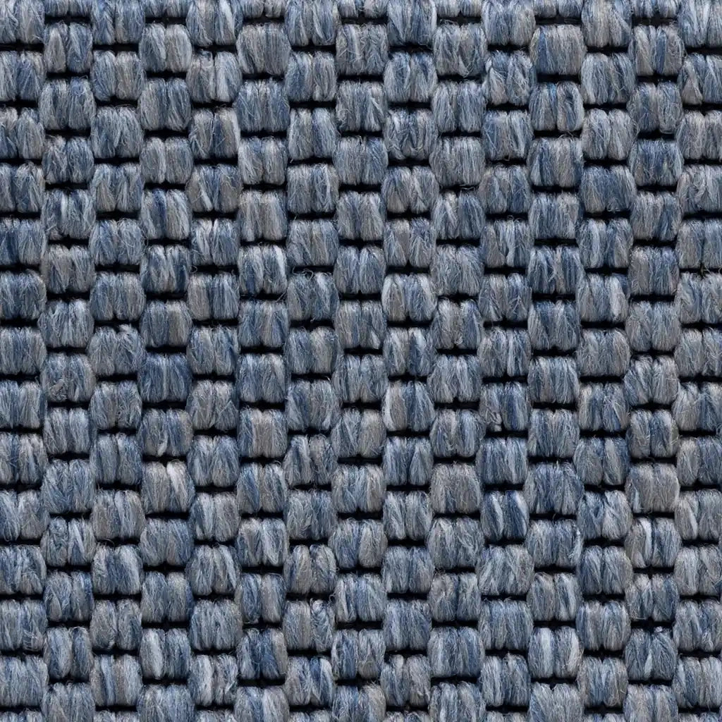 Tappeti Autoadesivi per Scale Aspetto Sisal 15pz 56x17x3 cm Blu 326862