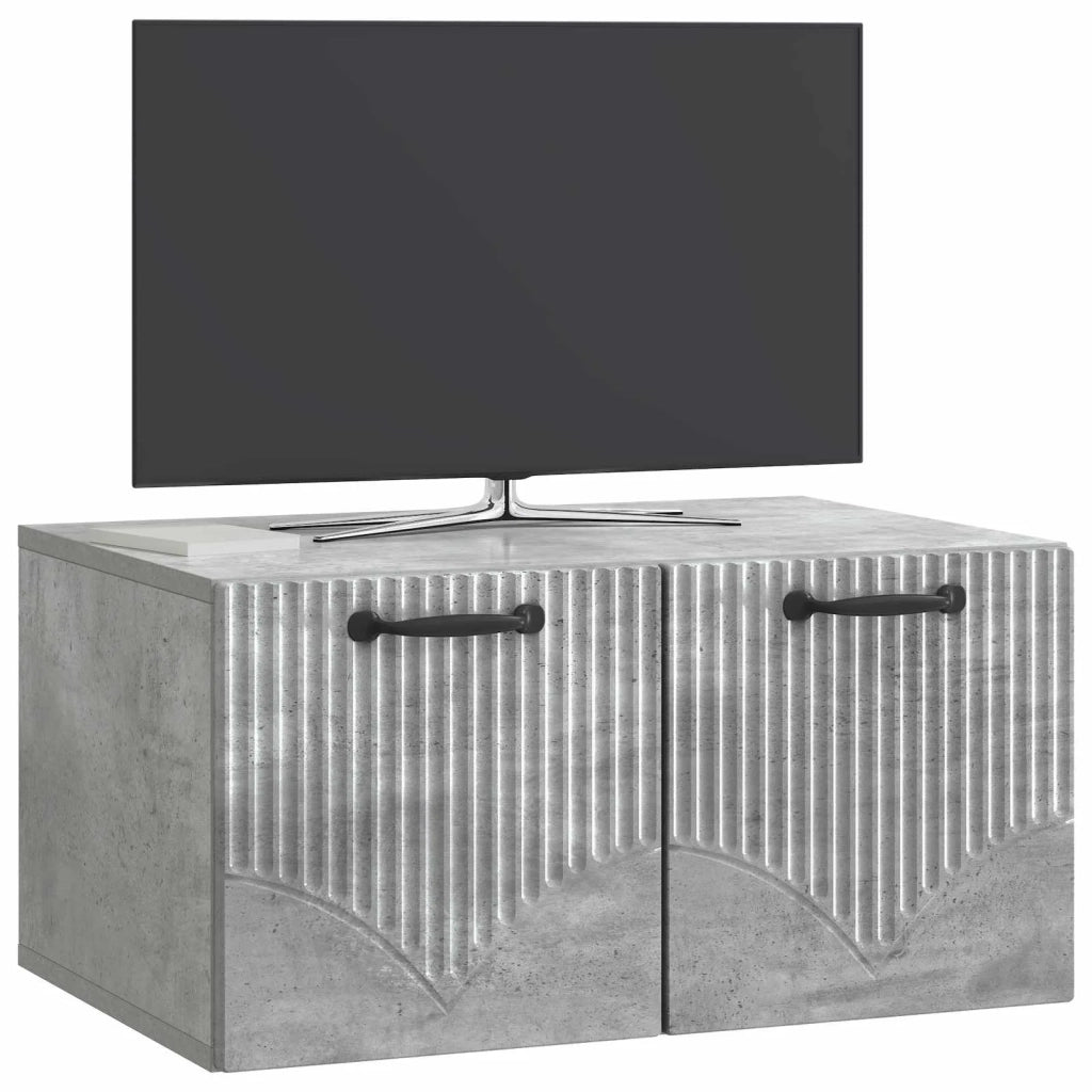 Mobile Porta TV da Muro Grigio Cemento 59,5 x 41 x 30 cm 899018