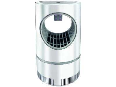 TRAPPOLA ZANZARE CON VENTOLA ASPIRANTE LED UV ALIMENTAZIONE USB BIANCA