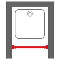 Sealskin Barra Telescopica per Tenda Doccia 115 cm Cromata 426412