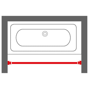 Sealskin Barra Tenda Doccia Telescopica 155-255 cm Alluminio Opacocod mxl 119757