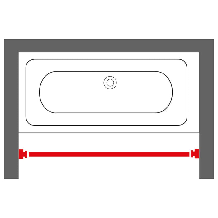 Sealskin Barra Tenda Doccia Telescopica 155-255 cm Alluminio Opacocod mxl 119757