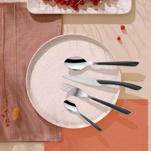 Amefa Set di Posate 16 pz Eclat Nature Legno Nero 443382