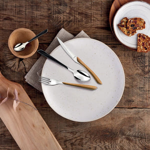 Amefa Set di Posate 16 pz Eclat Nature Legno Nero 443382