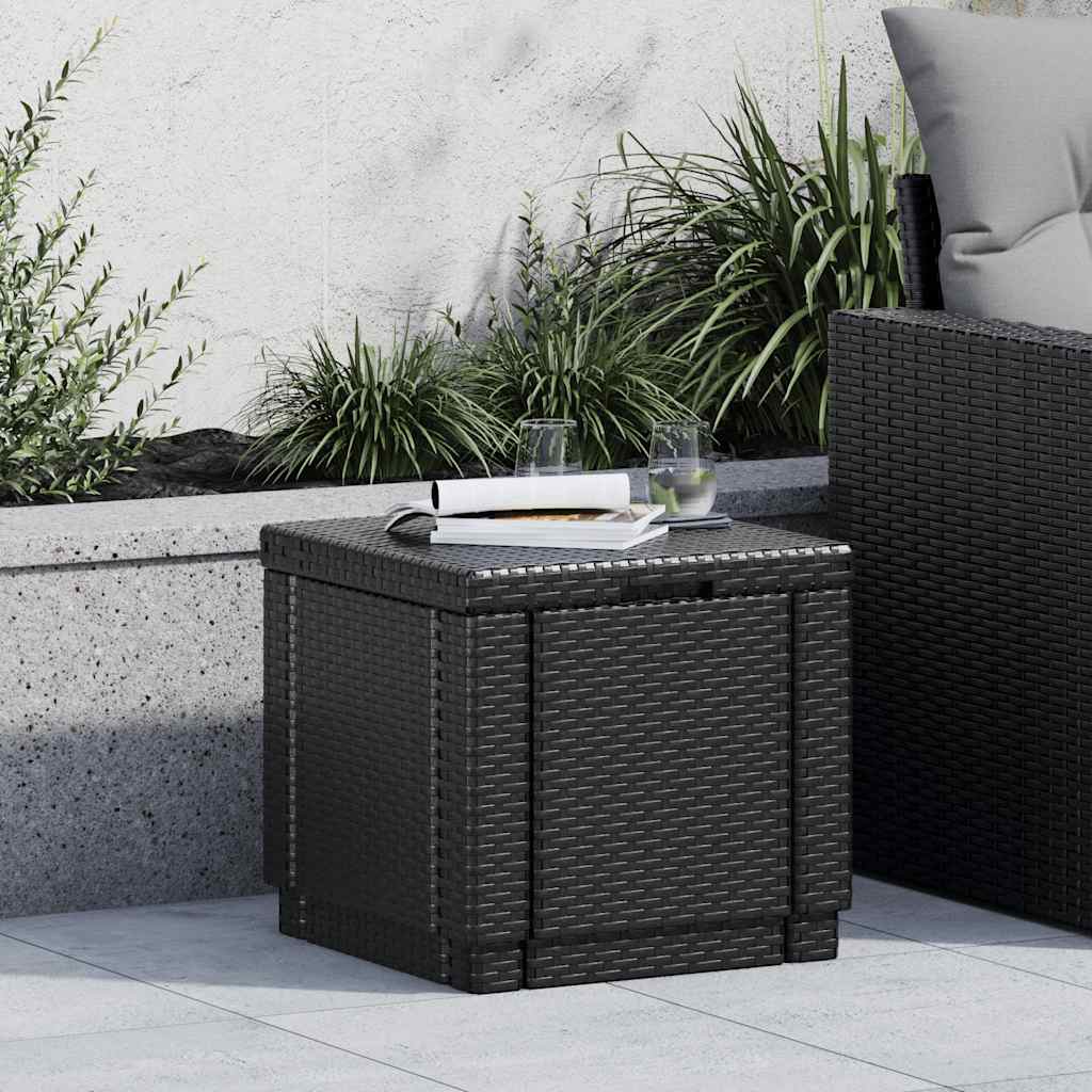 Keter Cubo Pouf Portaoggetti Grafite 213816 422801