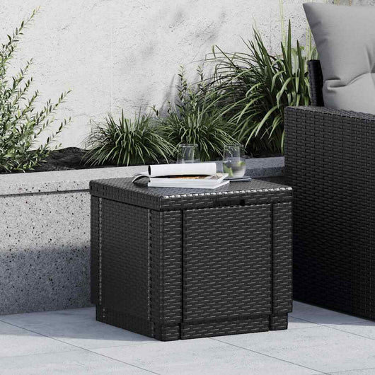 Keter Cubo Pouf Portaoggetti Grafite 213816 422801