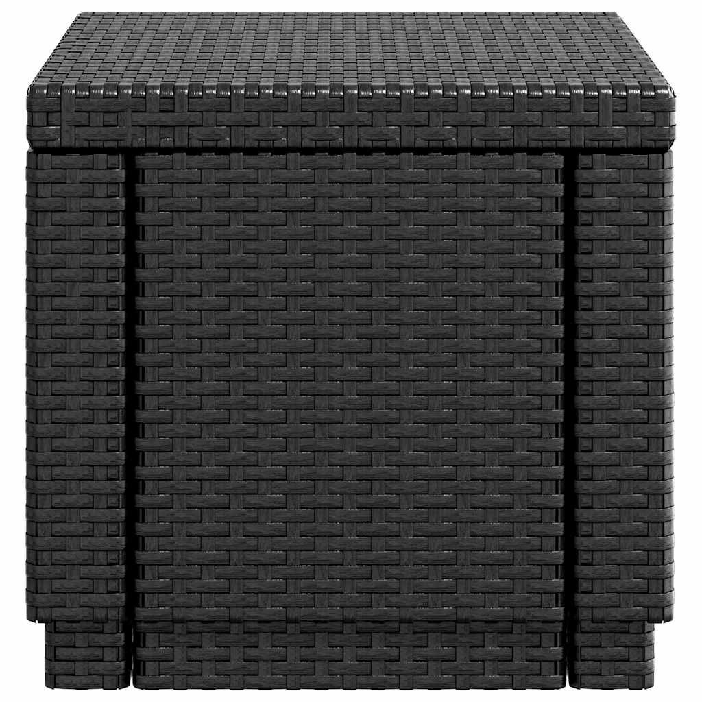 Keter Cubo Pouf Portaoggetti Grafite 213816 422801