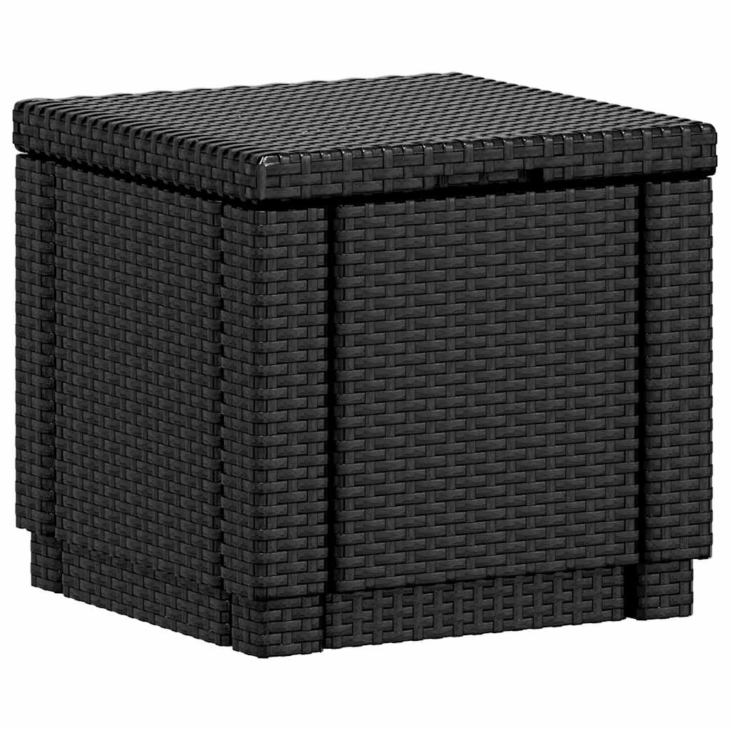 Keter Cubo Pouf Portaoggetti Grafite 213816 422801