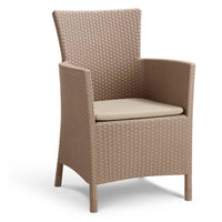 Keter Set da Pranzo per Esterni 3 pz Iowa Cappuccino 224383 408936