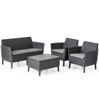 Keter Set Divani da Giardino 8 pz Salemo Grafite 236629 419999