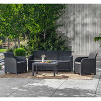 Keter Tavolo da Giardino Rosalie Grafite 441304