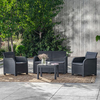 Keter Tavolo da Giardino Rosalie Grafite 441304