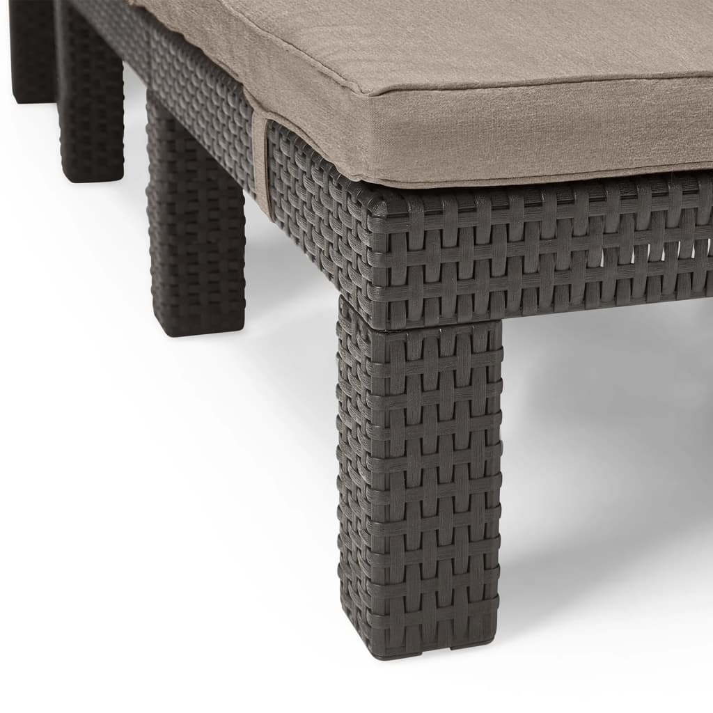 Keter Lettino Prendisole Daytona Marrone 441307