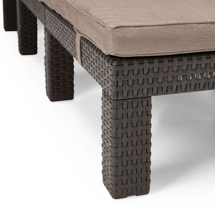 Keter Lettino Prendisole Daytona Marrone 441307