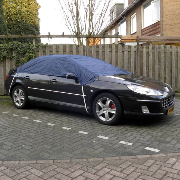 Carpoint Copertura Superiore per Auto in Poliestere M 248x160x33cm Blu 439348