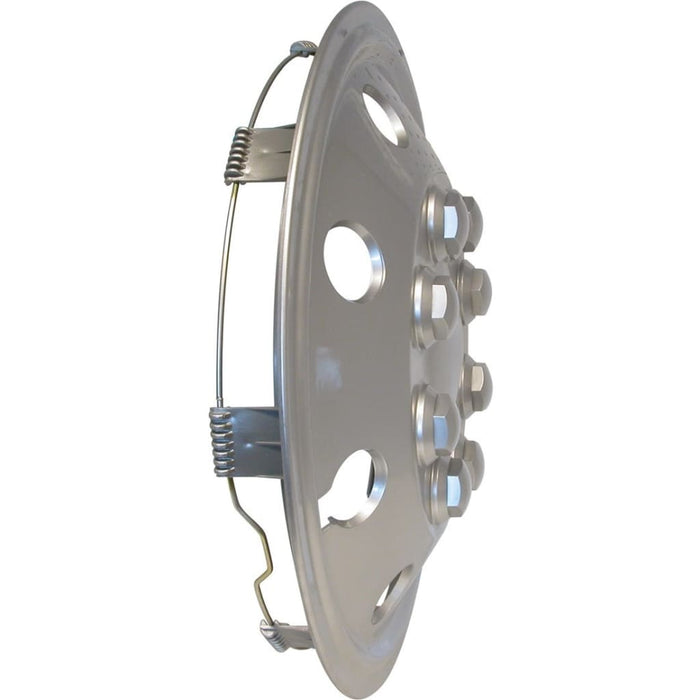 Carpoint Set Copricerchi Sferici 38 cm Cromo 439356