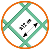 Nature Traliccio da Giardino 50x150 cm in PVC Antracite 447508