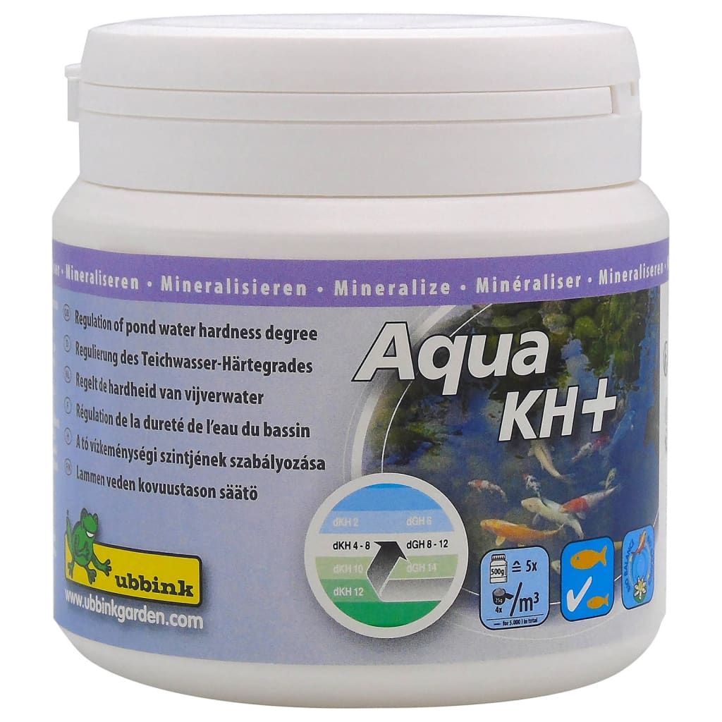 Ubbink Trattamento Acqua Laghetto Aqua KH+ 500g per 5000L 447528