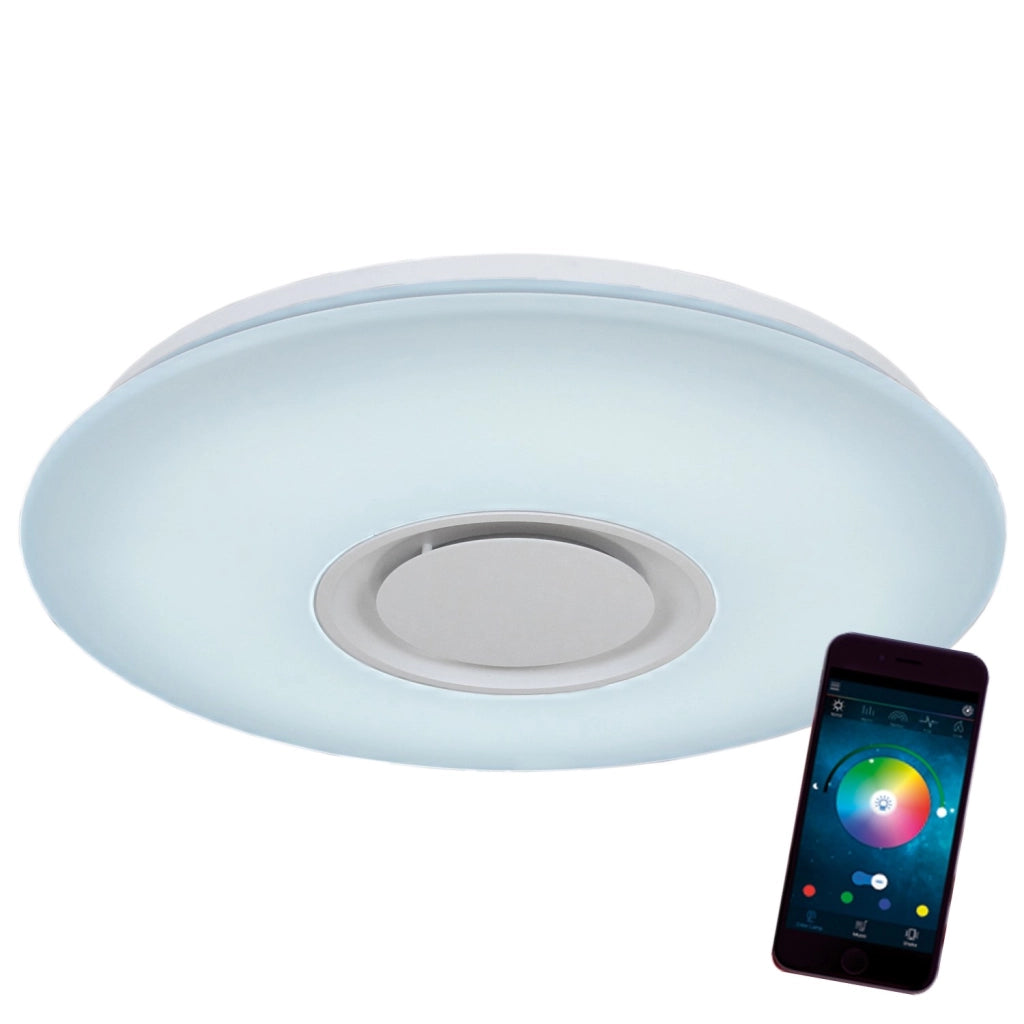 LÚZETE - LAMPADA DA SOFFITTO A LED MUSICALE QUADRATA DA 48W