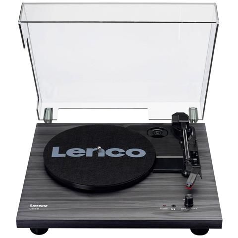 Lenco ls-10 giradischi con trasmissione a cinghia nero - LS10-LENCO BLK