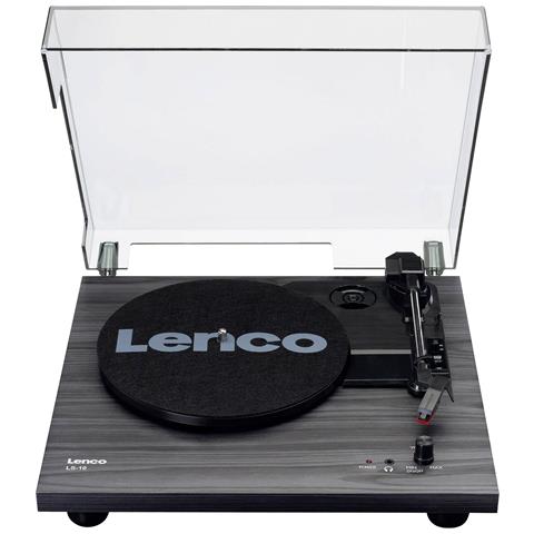 Lenco ls-10 giradischi con trasmissione a cinghia nero - LS10-LENCO BLK