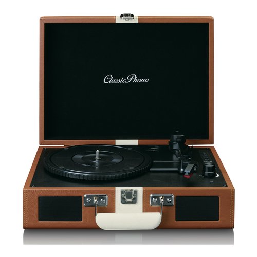 Giradischi lenco tt 120 bnwh classic phono brown