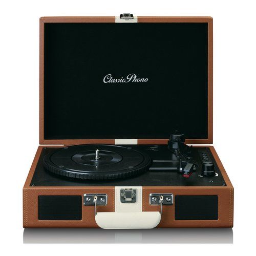 Giradischi lenco tt 120 bnwh classic phono brown