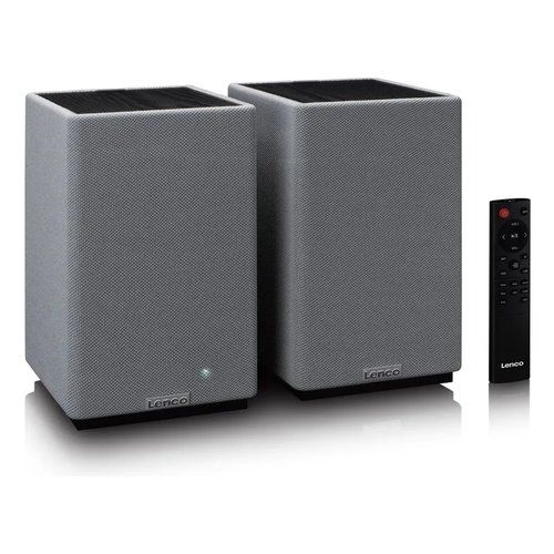 Coppia casse attive lenco spb 240bkgy grey e black