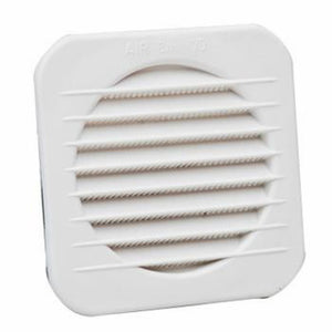 Griglia aerazione in plastica qu adra incasso circolare 10x10 d.0